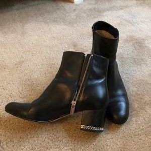 Michael Kors black booties size 8 1/2